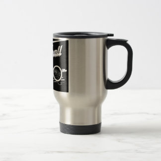 Stainless Steel Nineball 15 oz Travel Mug