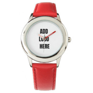 Stainless Steel Red Watch