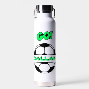  Stainless Steel Soccer Water Bottle (22 oz.)