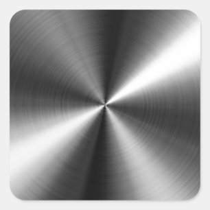 Stainless Steel Square Sticker