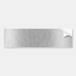 Stainless Steel Textured Bumper Sticker