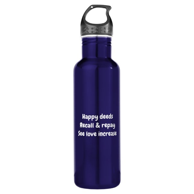 Stainless Steel Water Bottle (Front)