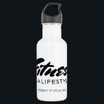 Stainless Steel Water Bottle for fitness gym sport<br><div class="desc">Stainless Steel Water Bottle for fitness gym sport. Personalised drink bottle with motivational quote. Cool Birthday gift idea for friends,  family,  bodybuilder,  personal trainer,  weightlifter,  sporting enthusiast etc.</div>