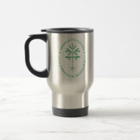 Stainless Travel Mug with a Green Seal