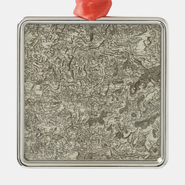 Staint Etienne, Staint Marcellin Metal Tree Decoration (Front)