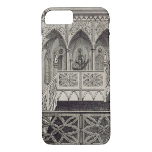 Staircase at Strawberry Hill, engraved by J. Newto Case-Mate iPhone Case