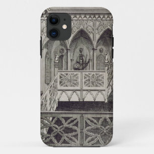 Staircase at Strawberry Hill, engraved by J. Newto Case-Mate iPhone Case