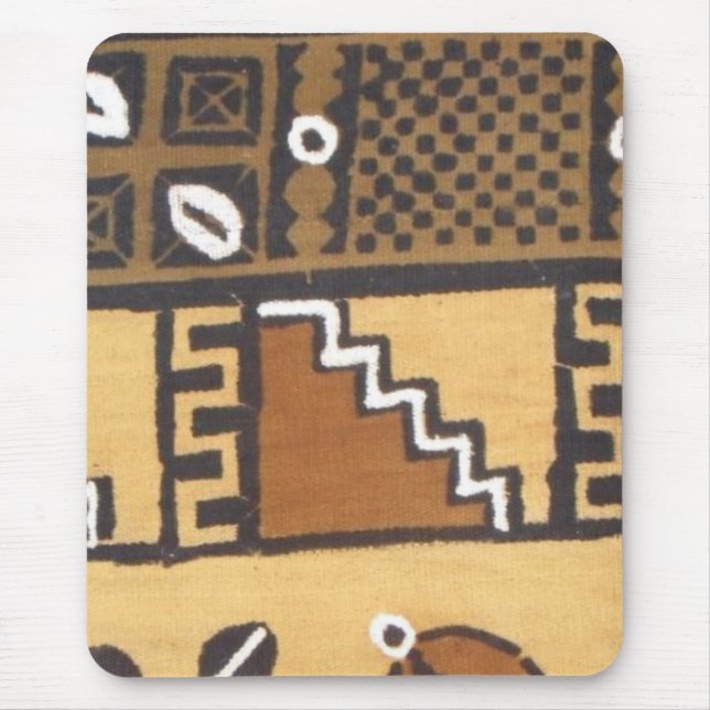 Stairs African mud cloth mouse pad (Front)