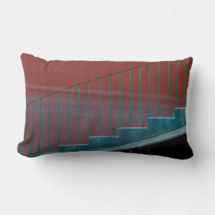 Stairs And Railing Still Life Lumbar Cushion