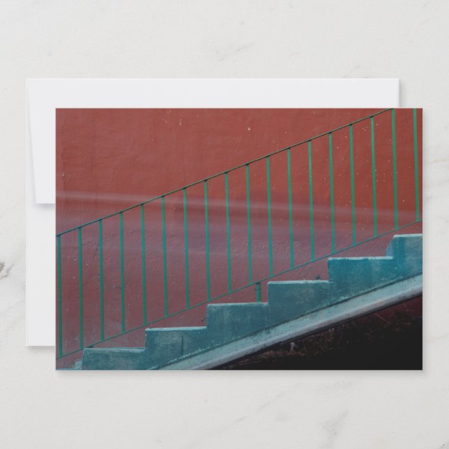 Stairs And Railing Still Life Thank You Card (Front)