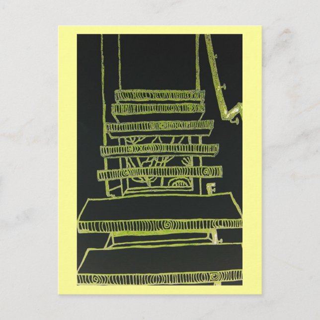 Stairs Floating Postcard (Front)
