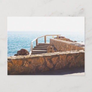 Stairs Into The Sea Postcard