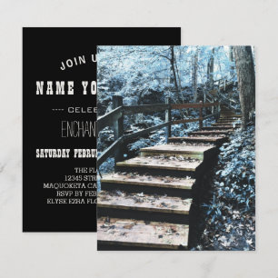 stairs nightscape invitation