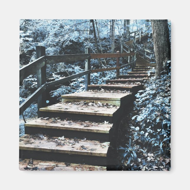 stairs nightscape magnet (Front)