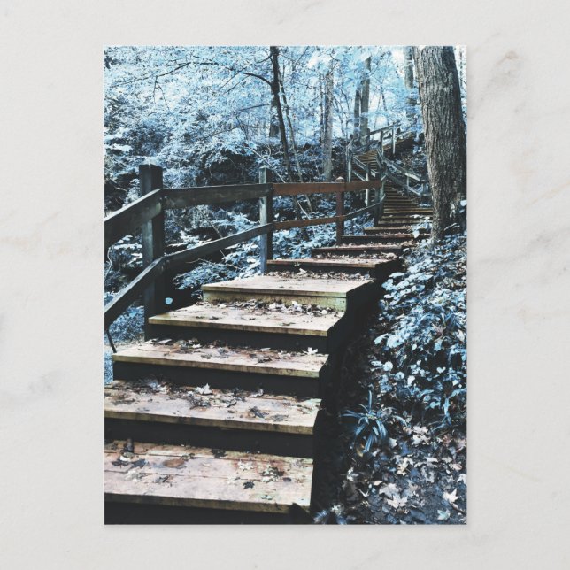 stairs nightscape postcard (Front)