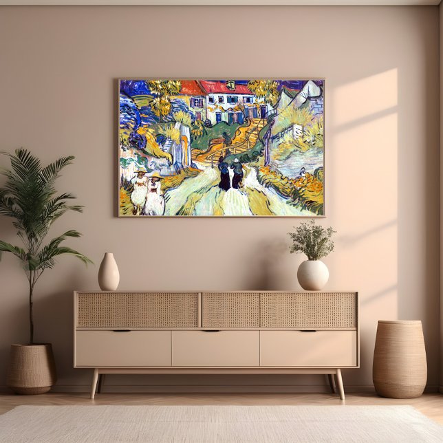 Stairway at Auvers by Vincent Van Gogh  Art Poster (Creator Uploaded)