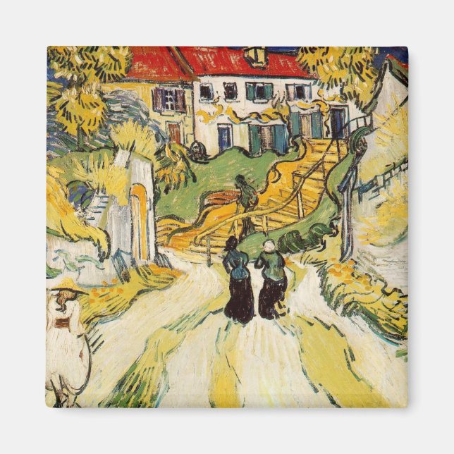 Stairway at Auvers Magnet (Front)