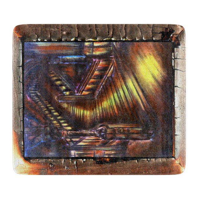 Stairway of Light Cutting Board (Front)