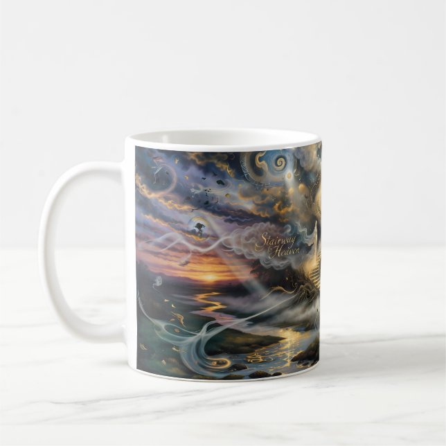 Stairway to Heaven Dream Forest Fantasy Mug (Left)