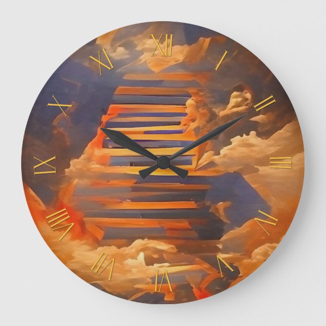 Stairway to heaven large clock (Front)