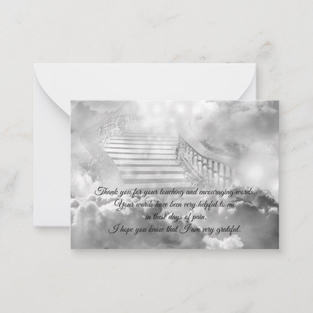 stairway to heaven thank you card (Front)