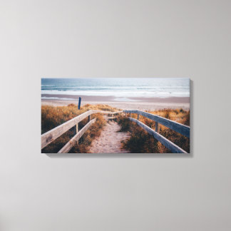 Stairway to the Sea Canvas Print