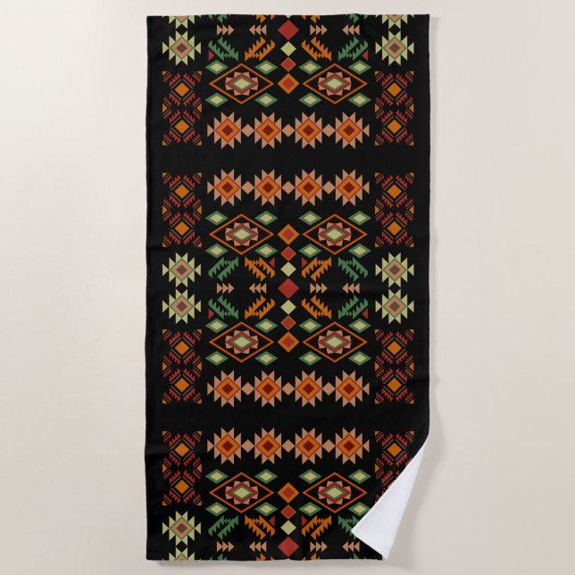 Stairway To The Southwest Art Scene  Beach Towel (Front)