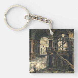 Stairwell in a Renaissance House, c.1741-42 Key Ring