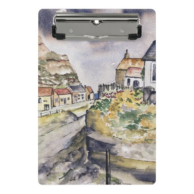 Staithes Harbor  Mini Clipboard (Front)