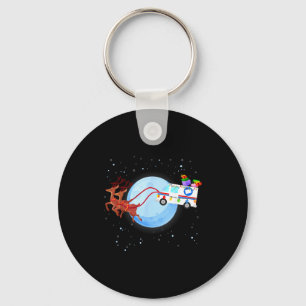 Stal Worker Christmas Mail Truck Funny Mailman Gif Key Ring