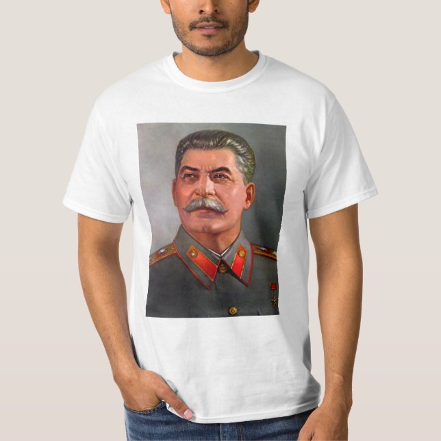 Stalin Communism Communist USSR CCCP T-Shirt (Front)