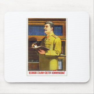 stalin poster art mouse pad
