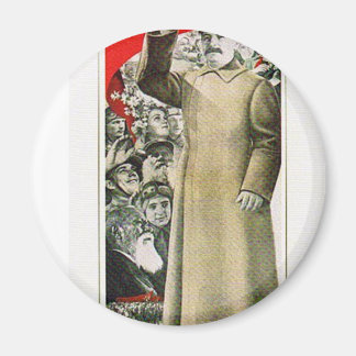 stalin the leader ussr magnet