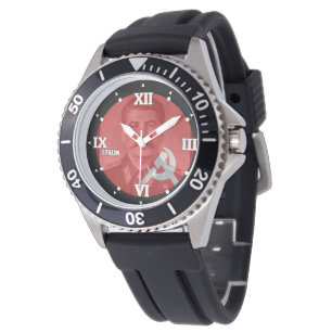 Stalin USSR Communist CCCP History Figure Watch