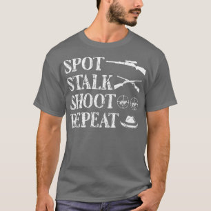 Stalk Shoot Hunting Coyote Hunter T-Shirt