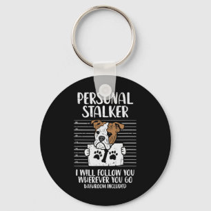 Stalker English Bulldog Fun Key Ring