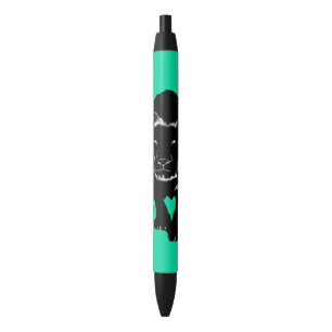 Stalking Lion Black Ink Pen
