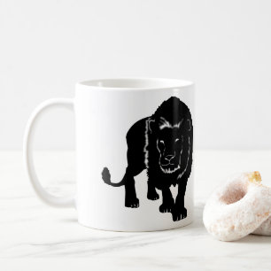 Stalking Lion Coffee Mug