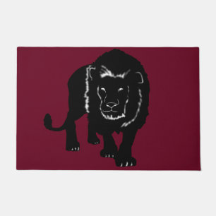 Stalking Lion Doormat