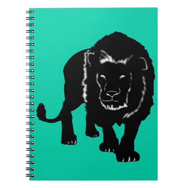 Stalking Lion Notebook (Front)