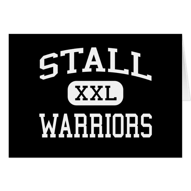 Stall - Warriors - High - Charleston (Front Horizontal)