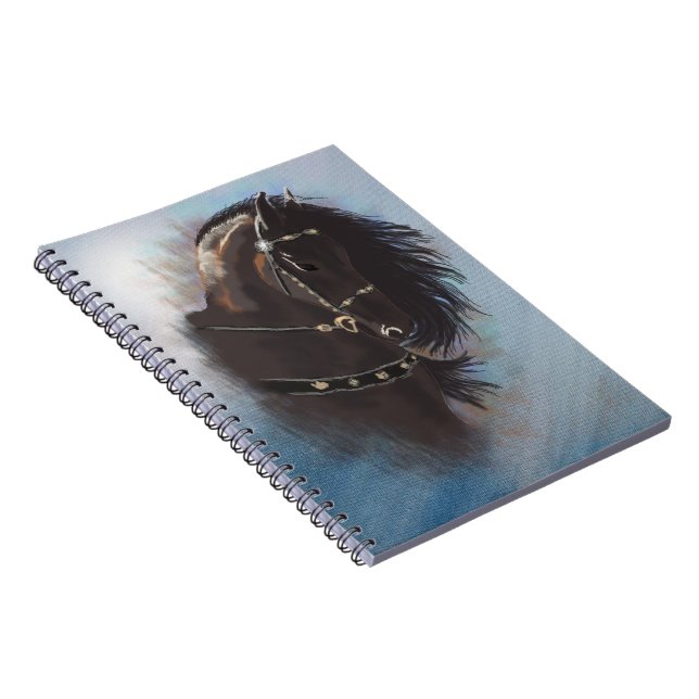 Stallion Portrait - Notebook (Right Side)