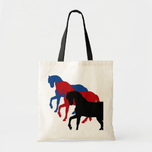 stallion sillouettes, tote bag