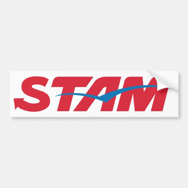 Stam Bumper Sticker (Front)