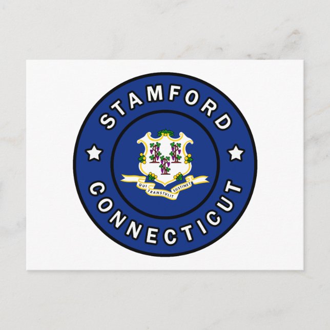 Stamford Connecticut Postcard (Front)