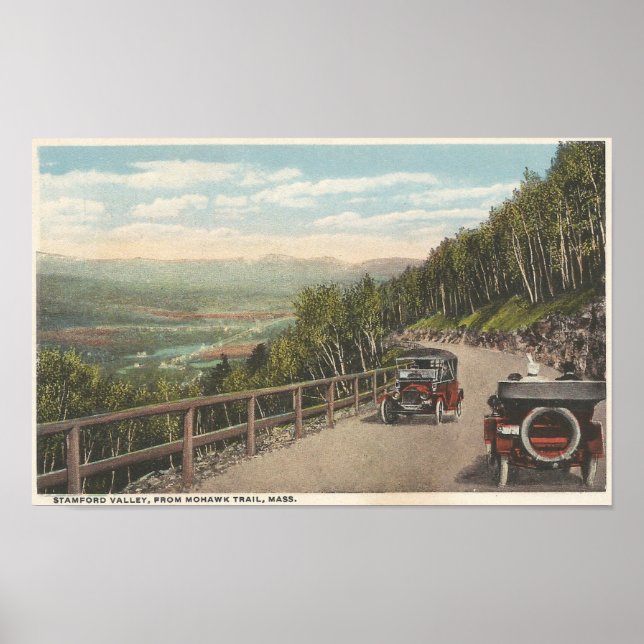 Stamford Valley from Mohawk Trail, Massachussets Poster (Front)