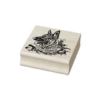 Stamp ANNO1900 German Shepherd's Dog (gray)