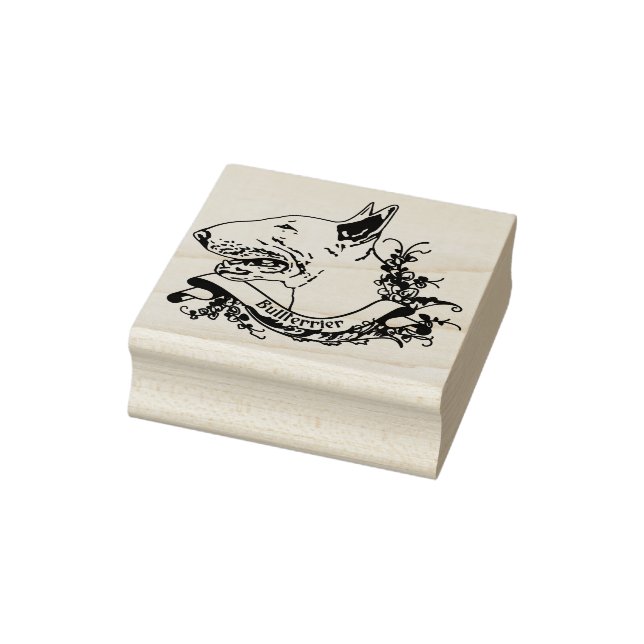 Stamp ANNO1900 with bullterrier (Stamp)