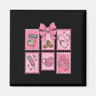 Stamp Bow Pharmacy Pill Cpht Pharmacist Technician Magnet