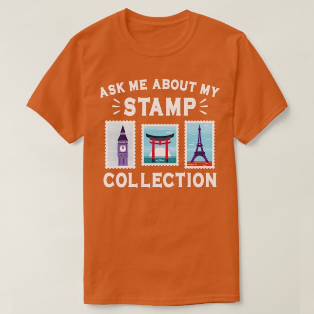 Stamp collecting 16 T-Shirt (Design Front)